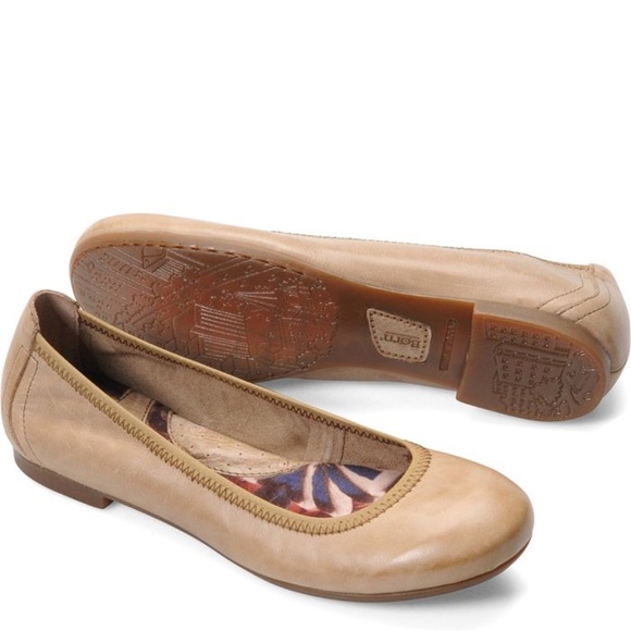 Born Julianne Leather Slip On Ballet Flats Womens 10M, B78216 - Picture 1 of 8